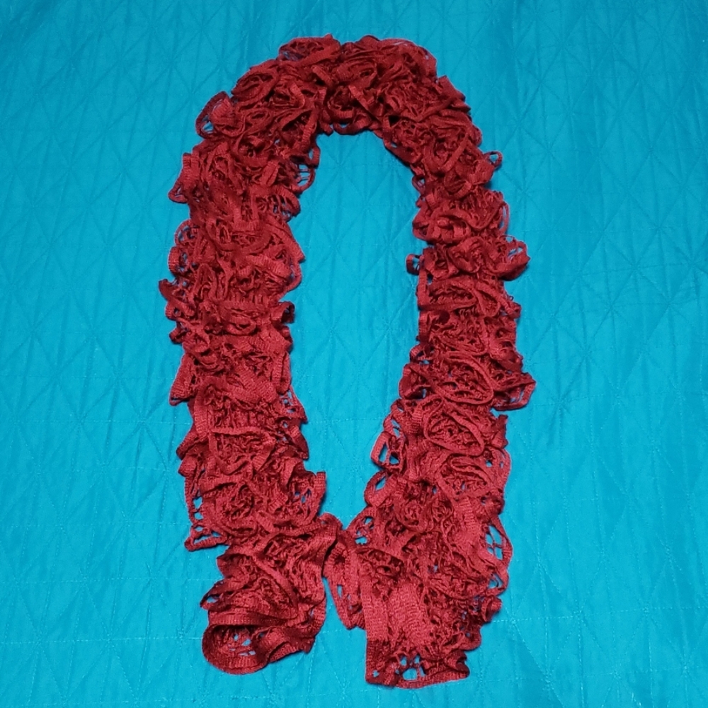 Women's Ruffle Scarf Homemade
